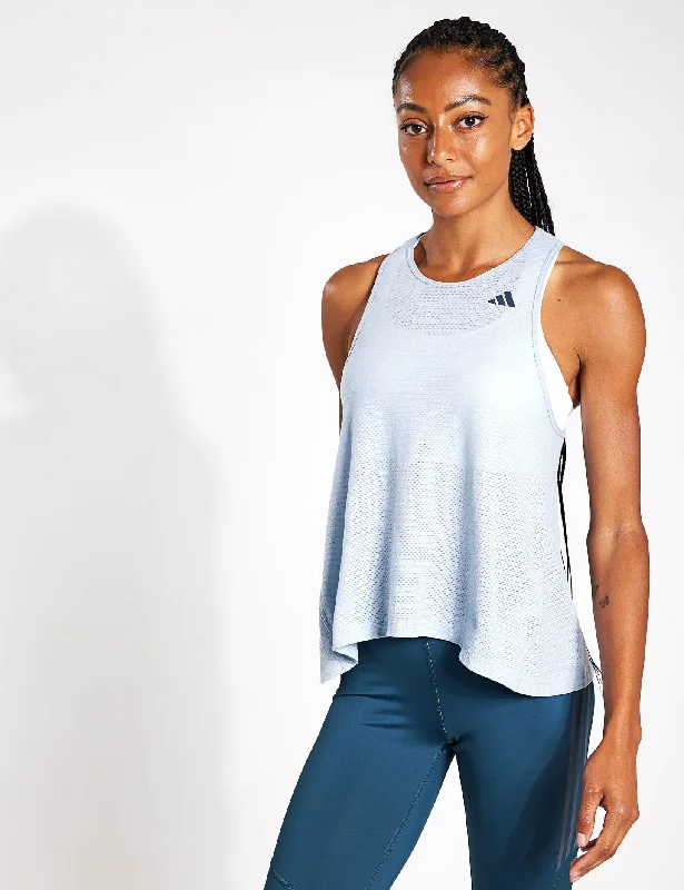 Run Icons Made with Nature Running Tank Top - Wonder Blue