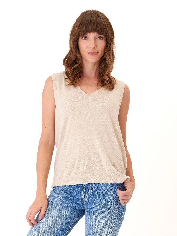 Kinsley Textured Slub Jersey Top