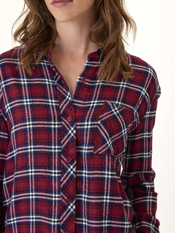 Marlow Woven Button-Up Plaid Shirt