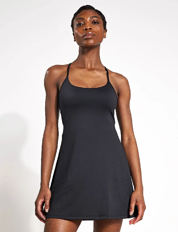 Lux Strappy Dress - Black