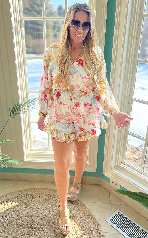 Floral Romper - Final Sale