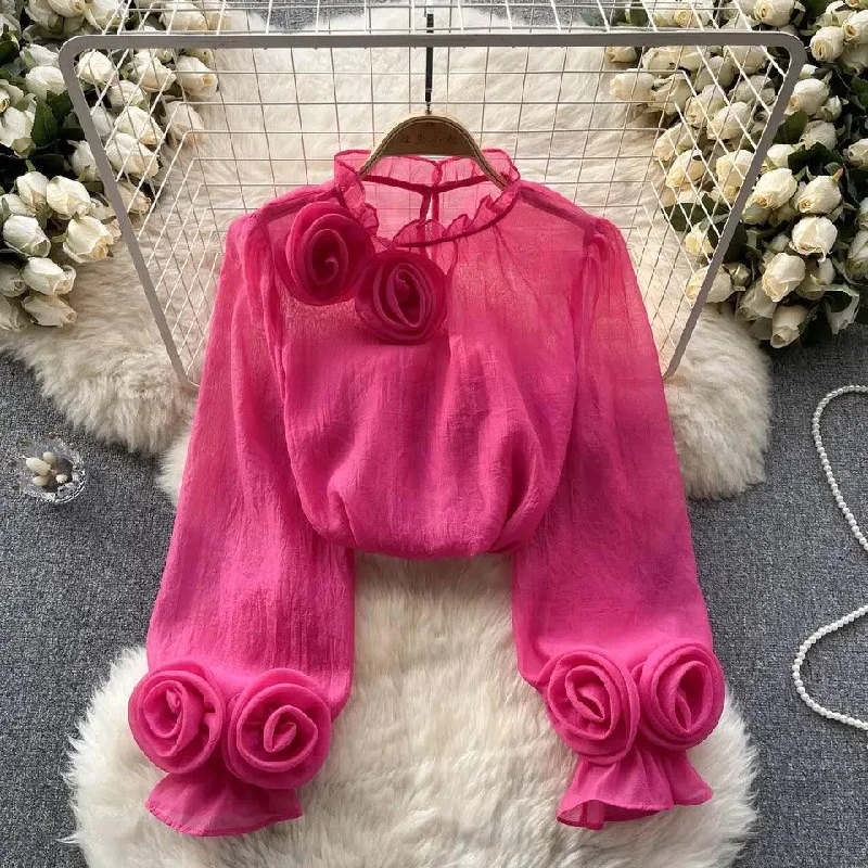 Freya Premium Rosette Blouse