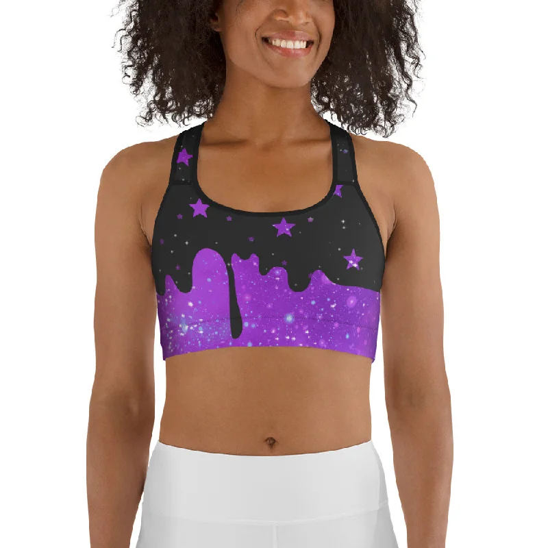 Melting Galaxy Sports Bra