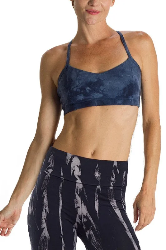 LVR Organic Sports Bra - Midnight Crystal Wash